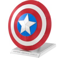 Stavebnice Metal Earth Marvel: Captain America - Shield, kovová