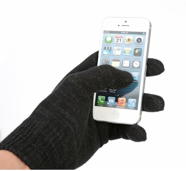 Platinet rukavice na dotykové displeje, XL, černá_645470729