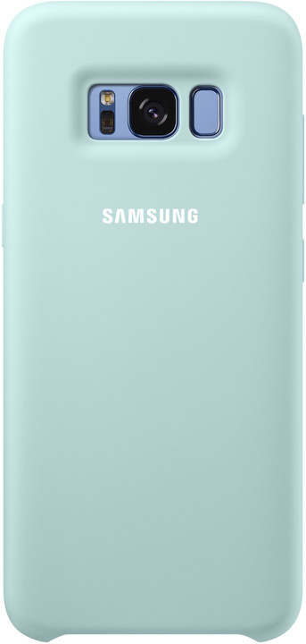 Samsung S8+, silikonový zadní kryt, modrá_1211885480