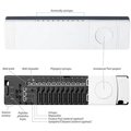 Danfoss Link HC10, regulátor teplovodního vytápění, 014G0100, 10 okruhů, bílá_1135644896