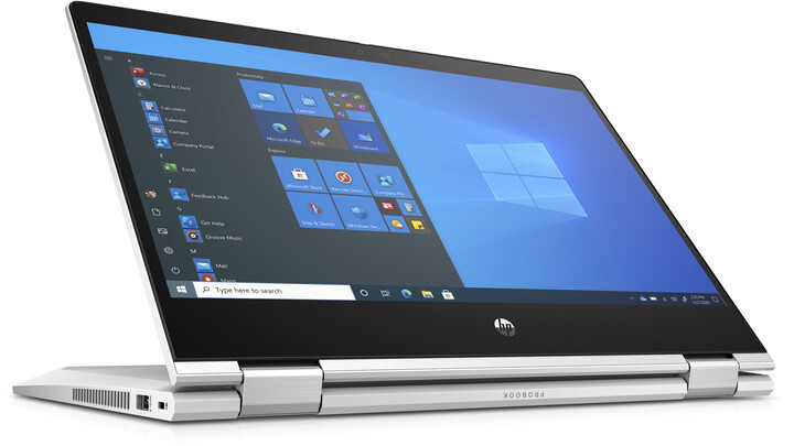 HP ProBook x360 435 G8, stříbrná