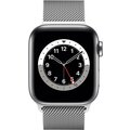 Apple Watch Series 6 Cellular, 40mm, Silver Stainless Steel, Silver Milanese Loop_2052641168