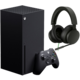 Xbox Series X, 1TB, černá + sluchátka Wired Headset