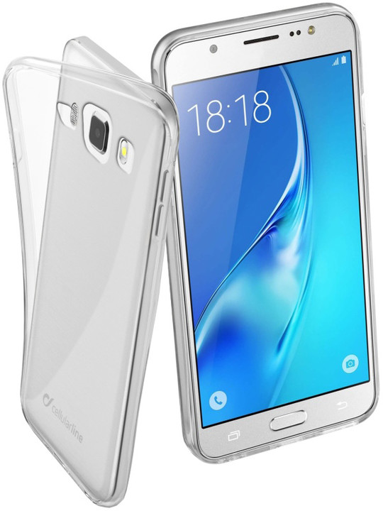 CellularLine Fine zadní kryt pro Samsung Galaxy J5 (2016), extratenký, bezbarvý_35031190