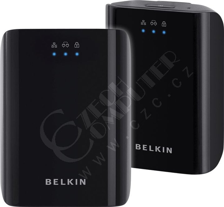 Belkin PowerLine AV Networking Adapter (200Mbps), 2 ks_1086439057