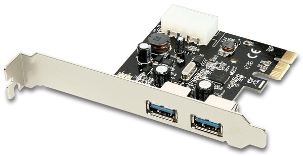 AXAGON PCEU-23R PCI-Express adapter 2x USB3.0 Renesas + LP_2113854882