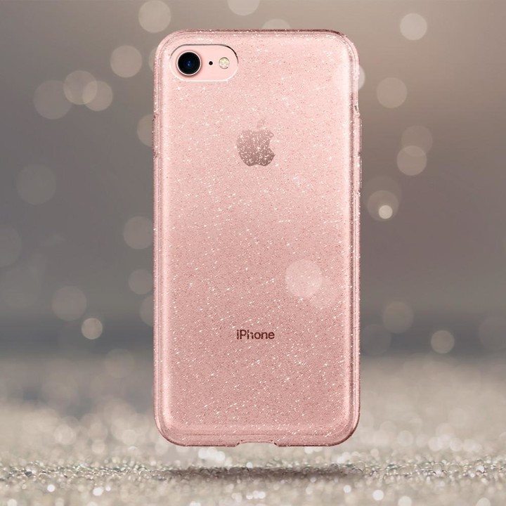 Spigen Liquid Crystal Glitter pro iPhone 7/8, rose_1839615907