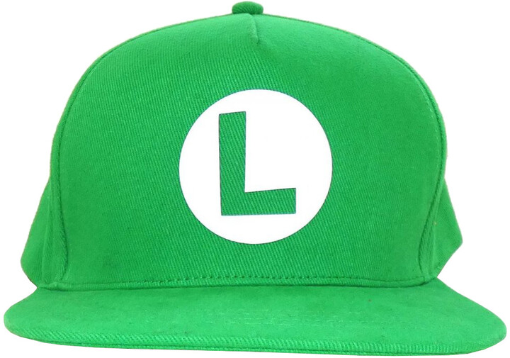 Kšiltovka Super Mario - Luigi Badge, snapback, nastavitelná