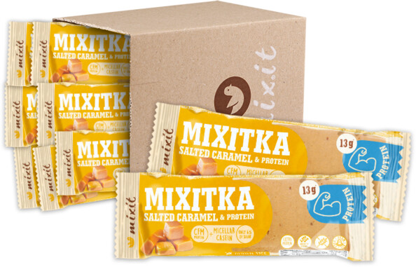 Mixitka - slaný karamel, proteinová, 9x43g_923562609