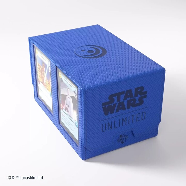 Krabička na karty Gamegenic - Star Wars: Unlimited Double Deck Pod, modrá_299154051