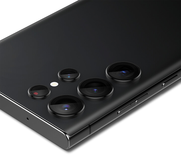 Spigen ochranné sklo EZ Fit Optik Pro pro Samsung Galaxy S23 Ultra, černá, 2ks_1629384852