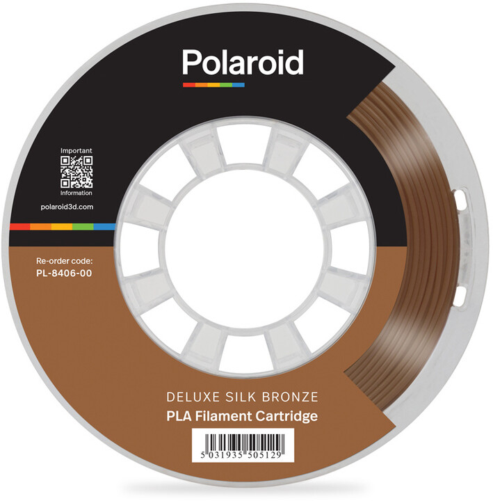 Polaroid 3D 250g Universal Premium PLA 1,75mm, bronzová_908856909