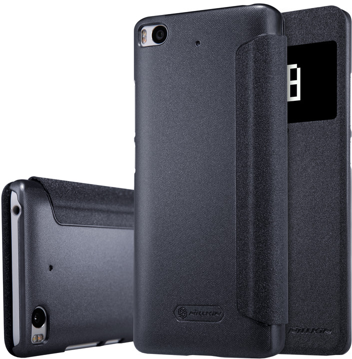 Nillkin Sparkle Leather Case pro Xiaomi Mi 5S, černá_1103029324