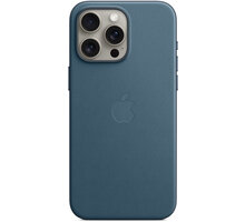 Apple kryt z tkaniny FineWoven s MagSafe na iPhone 15 Pro Max, tichomořsky modrá MT4Y3ZM/A