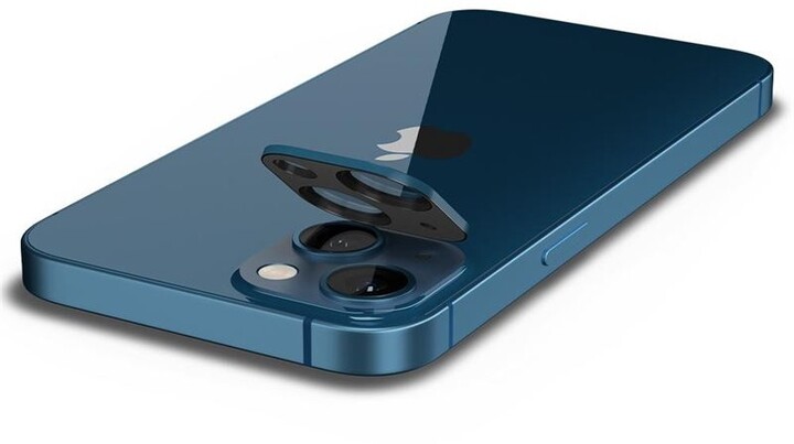 Spigen ochranné sklo tR Optik pro iPhone 13 / 13 mini, 2ks, modrá_1914827551