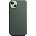 Apple kryt z tkaniny FineWoven s MagSafe na iPhone 15 Plus, listově zelená_58921751