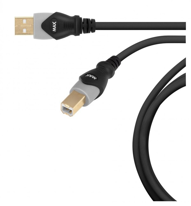 MAX MUCB100B kabel USB 2.0 1m, černá_1256018448