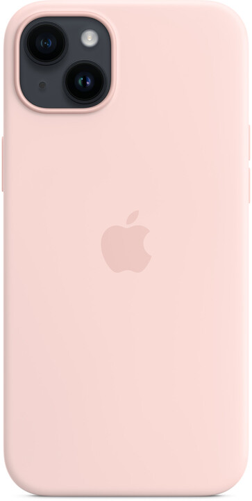 Apple Silikonový kryt s MagSafe pro iPhone 14 Plus, křídově růžová_134985000