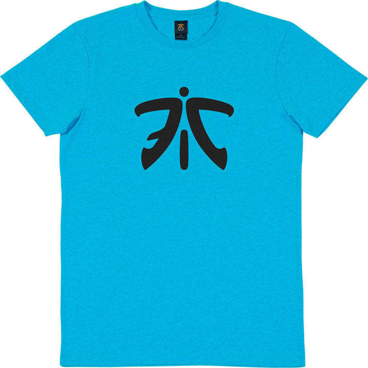 Tričko Fnatic Ess Logo, modré (L)_1716602631