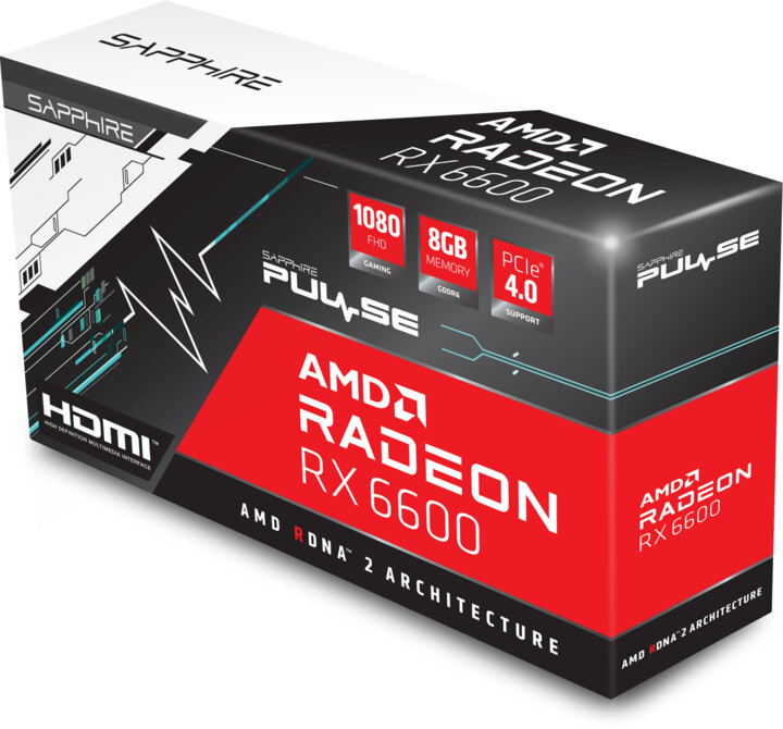 Sapphire Radeon PULSE RX 6600, 8GB GDDR6_1594724290