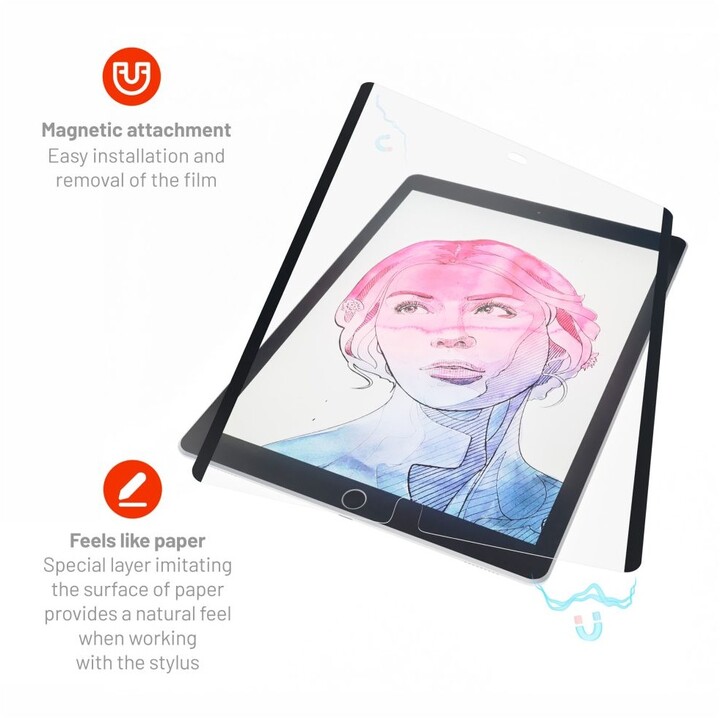 FIXED magnetická ochranná folie PaperFilm Screen Protector pro Apple iPad 10,2&quot; (2019/2020/2021)_1227895872
