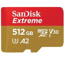 SanDisk Micro (SDXC) SanDisk Extreme 512GB 190MB/s UHS-I U3 + SD adaptér_188990938
