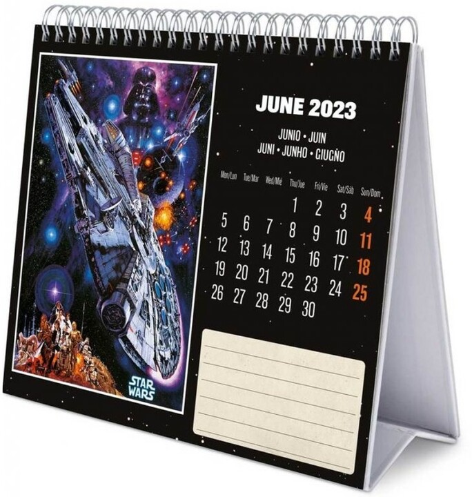 Kalendář 2023 Star Wars - Classic Deluxe, stolní_973848312