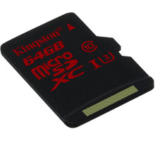Kingston Micro SDXC 64GB Class 10 UHS-I U3_2017111315