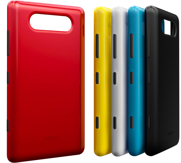 Nokia kryt pro bezdrátové nabíjení CC-3041 pro Nokia Lumia 820, žlutá_194209334