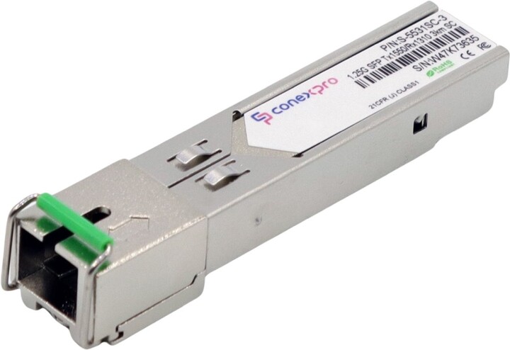 Conexpro SFP modul 1,25Gbit, SM, Tx1550/Rx1310nm, 3km, DDM, 1x SC_1735385760