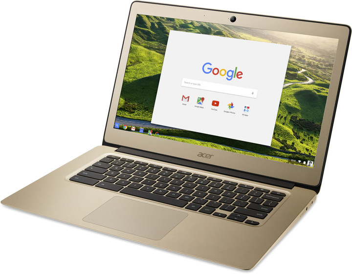 Acer Chromebook 14 celokovový (CB3-431-C5PK), zlatá_1210917222