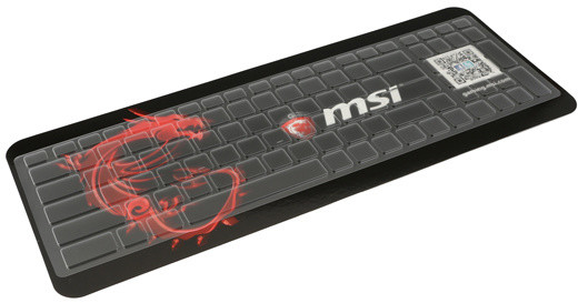 MSI Keyboard skin (v ceně 500 Kč)_630415188
