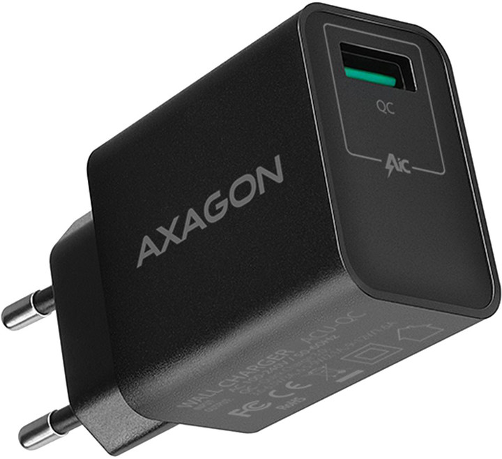 AXAGON ACU-QC, QUICK nabíječka do sítě, 1x port QC3.0/AFC/FCP/SMART, 19.5W_1658231287