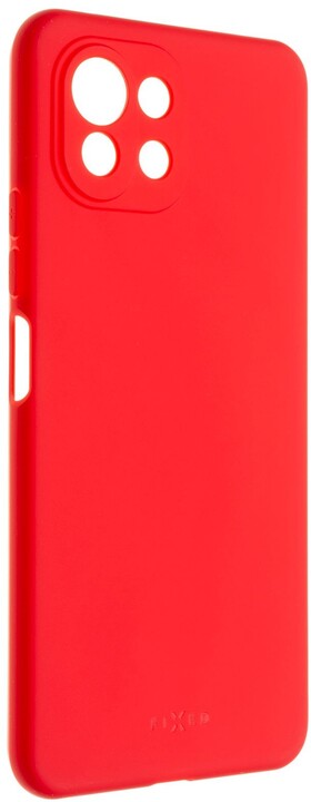 FIXED pogumovaný kryt Story pro Xiaomi Mi 11 Lite/Mi Lite 5G, červená_1145437855