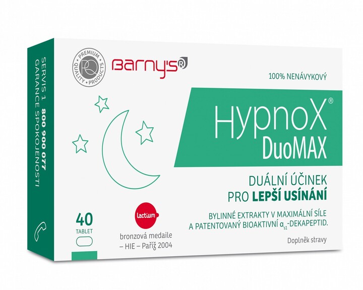 Barny&#39;s doplněk stravy Hypnox DuoMAX, 40 tablet_481416880