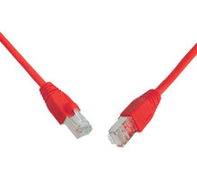 Solarix Patch kabel CAT6 SFTP PVC 0,5m červený snag-proof