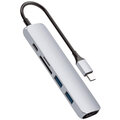 HYPERDRIVE BAR 6v1 USB-C Hub pro iPad Pro, MacBook Pro/Air, stříbrná_1549973783