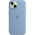 Apple Silikonový kryt s MagSafe pro iPhone 15, ledově modrá_900927590