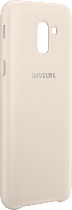 Samsung dvouvrstvý ochranný kryt pro J6, zlatá_1399104227