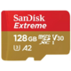 SanDisk Micro (SDXC) SanDisk Extreme 128GB 190MB/s UHS-I U3 + SD adaptér