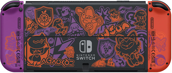 Nintendo Switch – OLED Model - Pokémon Scarlet &amp; Violet edition, červená/modrá_656580702