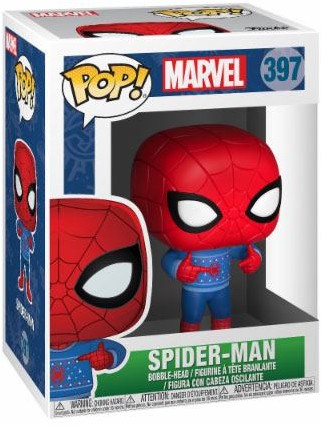Figurka Funko POP! Bobble-Head Marvel - Spider-Man Holiday Ugly Sweater_857655539
