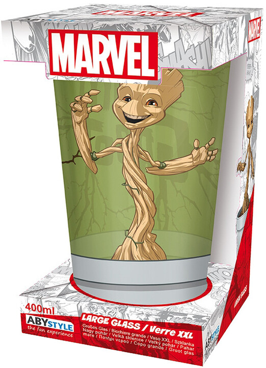 Sklenice Marvel - Groot