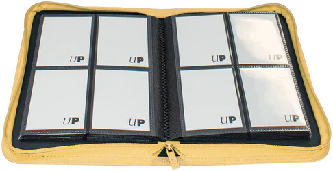 Album Ultra Pro - Vivid 4-Pocket Zippered PRO-Binder, na 160 karet, žlutá_1486450876