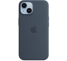 Apple Silikonový kryt s MagSafe pro iPhone 14, bouřkově modrá_317392982