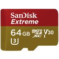 SanDisk Micro SDXC Extreme pro akční kamery 64GB UHS-I V30 + SD adaptér_760090933