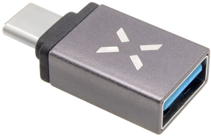 FIXED redukce USB-A 3.0 - USB-C, OTG, šedá_533807880