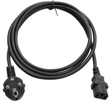 MAX kabel síťový k počítači 2,5m, černý_1770684713