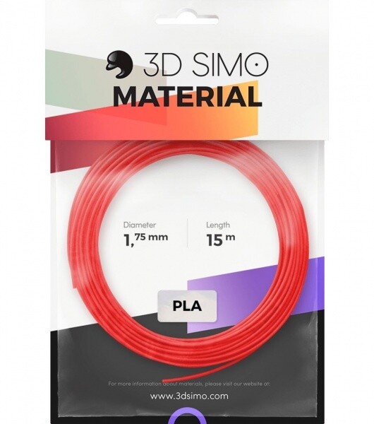 3Dsimo materiál - PLA II (červená, fialová, zelená)_876546370