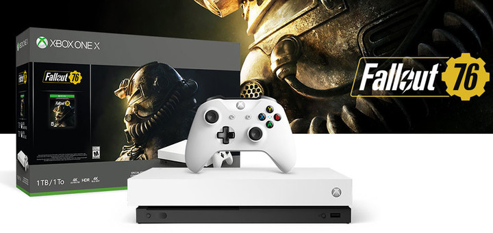 XBOX ONE X, 1TB, White Limited Edition + Fallout 76_712698407